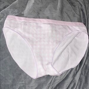 Victoria’s Secret PINK White and Pink Checkered Bottoms